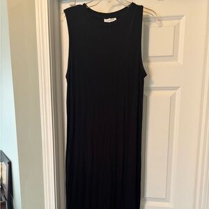 Motherhood Maternity Black Midi Dress